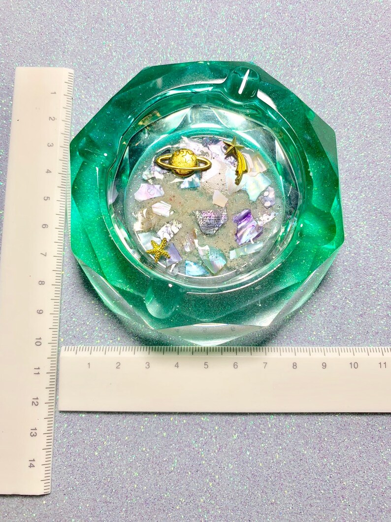 Shiny ashtray silicone mold UV resinresin craft