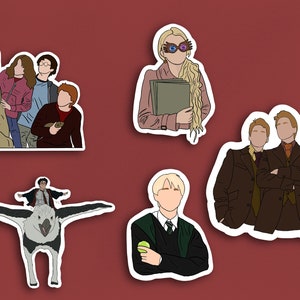 Harry Potter Sticker Ron Weasley Snape Sticker Laptop Decal Stickers for  Hydroflask Stickers for Water Bottle Movie Stickers 