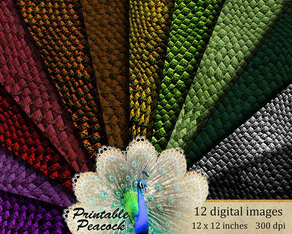 Dragon Scales Digital Paper, Dragon Scales Background, Dragon Skin Texture, Dragon Scrapbook Paper, Dragon Printable