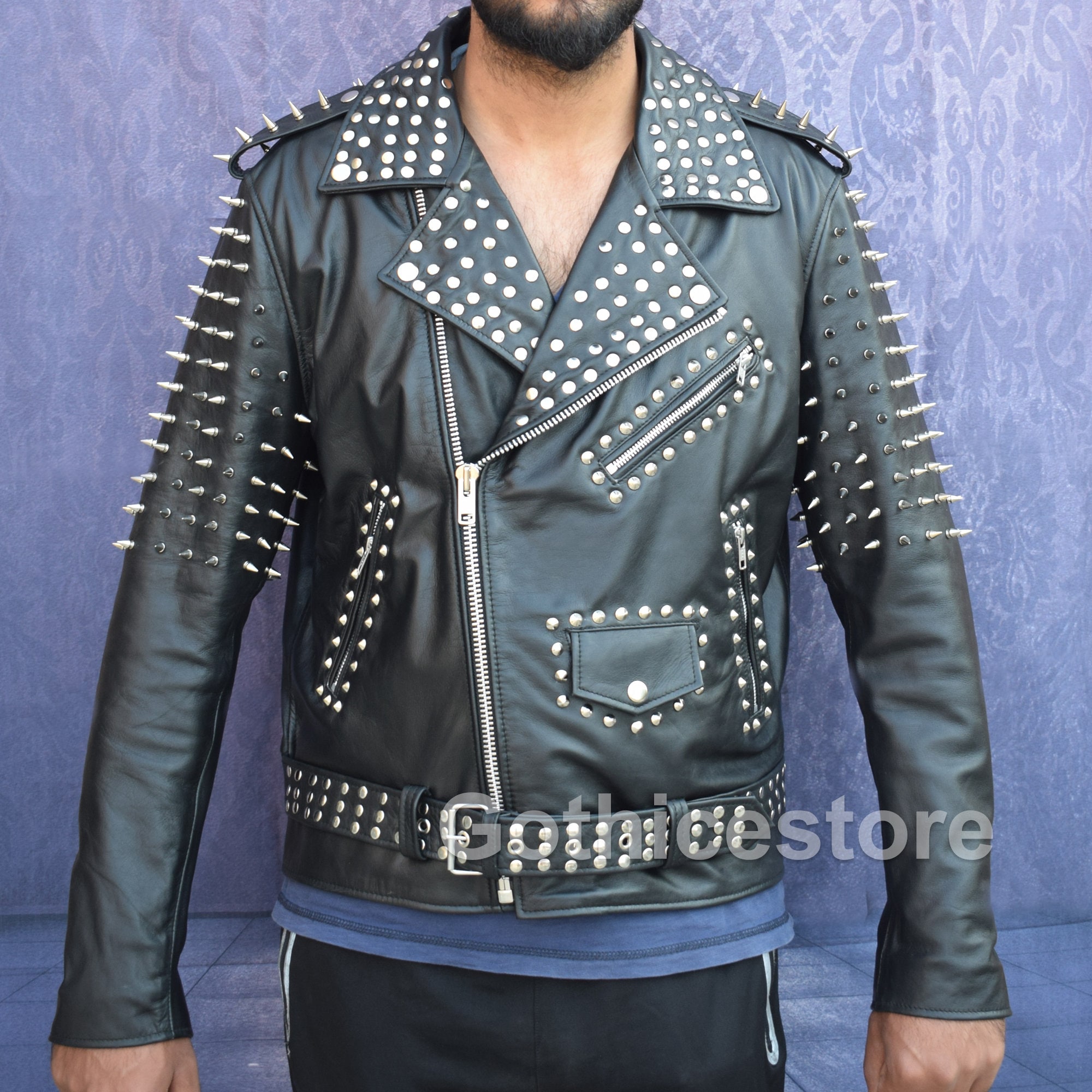 gothic leather jacket