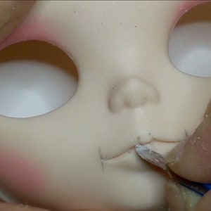 Blythe Tutorial, Blythe Carving Tutorial, Blythe Customizing, How to Make a Blythe Doll image 2