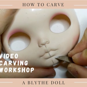 Blythe Tutorial, Blythe Carving Tutorial, Blythe Customizing, How to Make a Blythe Doll image 1