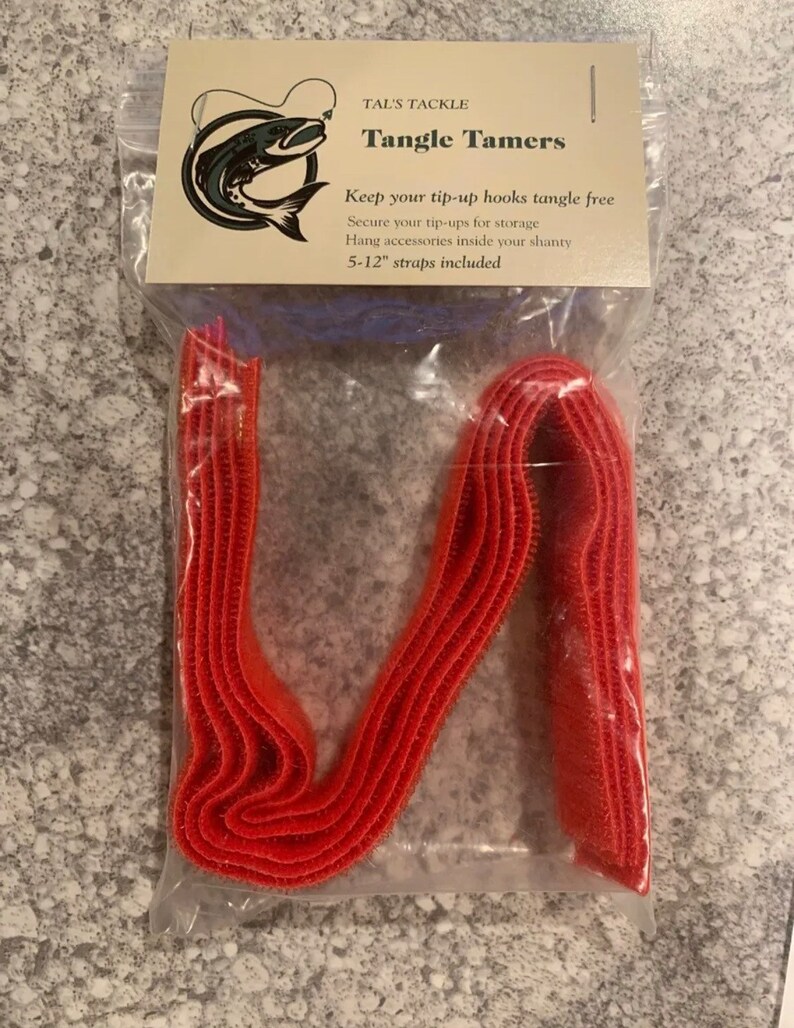 Tangle Tamers Tipup Reel Wraps Hook Keeper for Ice Fishing Etsy
