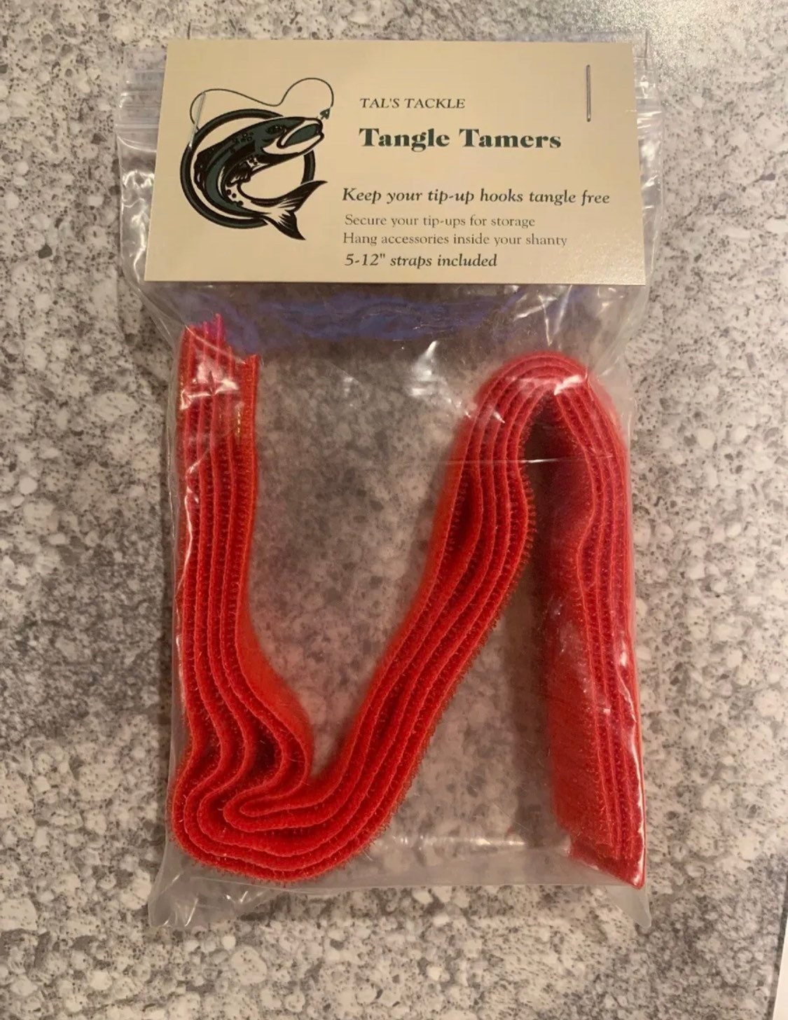 Tangle Tamers, Tipup Reel Wraps, Hook Keeper, for Ice Fishing Etsy