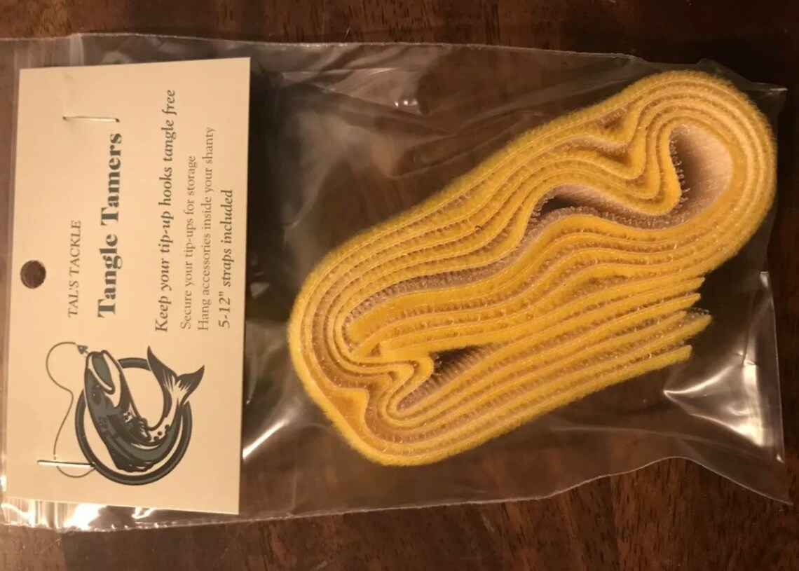 Tangle Tamers, Tipup Reel Wraps, Hook Keeper, for Ice Fishing Etsy