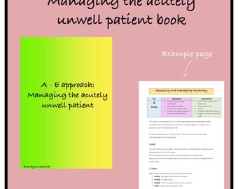 Managing the acutely unwell adult book