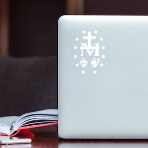 Miraculous Medal mini/micro - Laptop - waterbottle - coffee cup decal