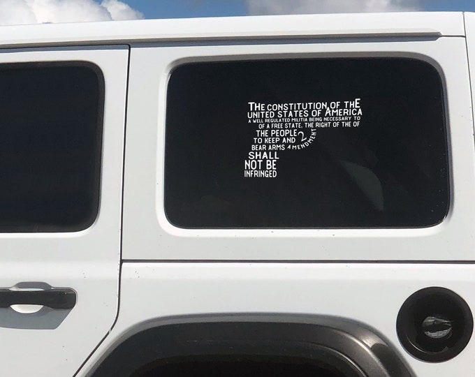 2nd Amendment handgun decal