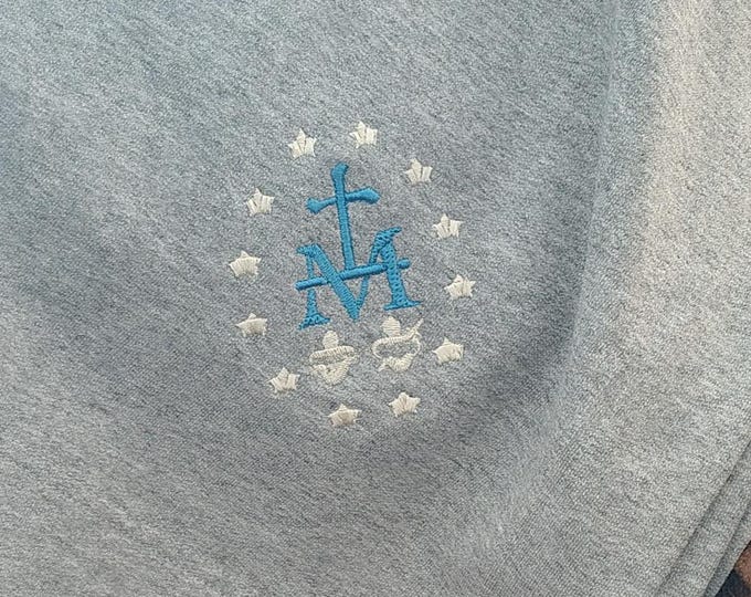 Miraculous Medal Embroidered Stadium Blanket - LIMITED!