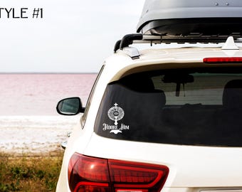 Adore Him vinyl decal - Blessed Sacrament - Holy Eucharist