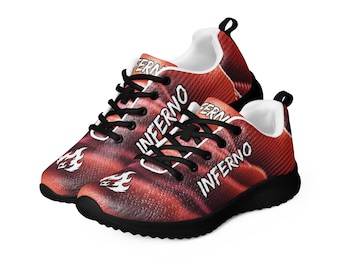 INFERNO Crimson Runner Damsneakers | Sportiga Streetwear-skor