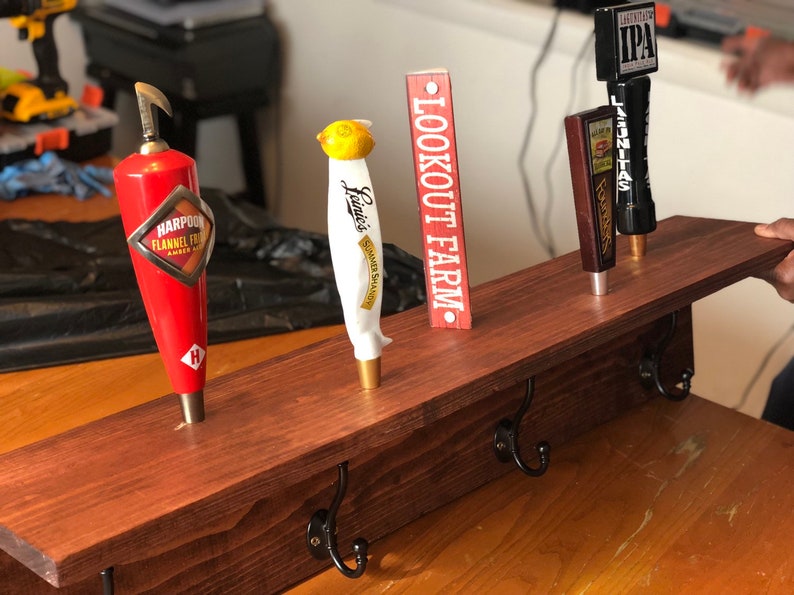 Beer Tap Handle Coat Rack Etsy