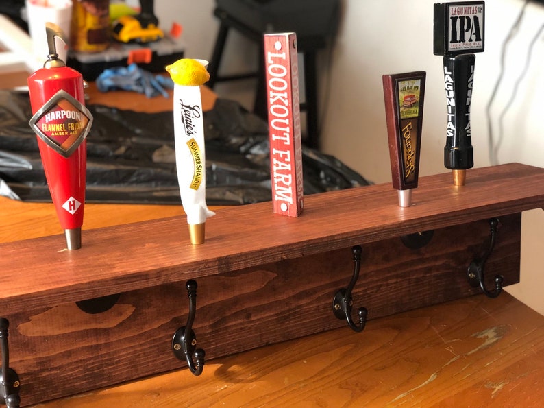 Beer Tap Handle Coat Rack Etsy