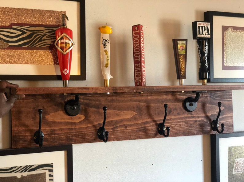 Beer Tap Handle Coat Rack Etsy