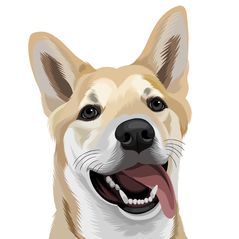 Turn Dog Into Cartoon Digital Gift Pet Lovers for Dogs Cats Etsy