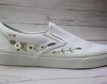 Embroidered online vans diy