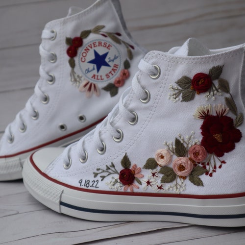 Converse Chuck Taylor Star Shoes by Hand to - Etsy