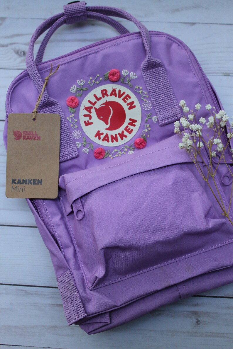 Embroidered Kanken Mini Backpack Fjallraven Hand ...