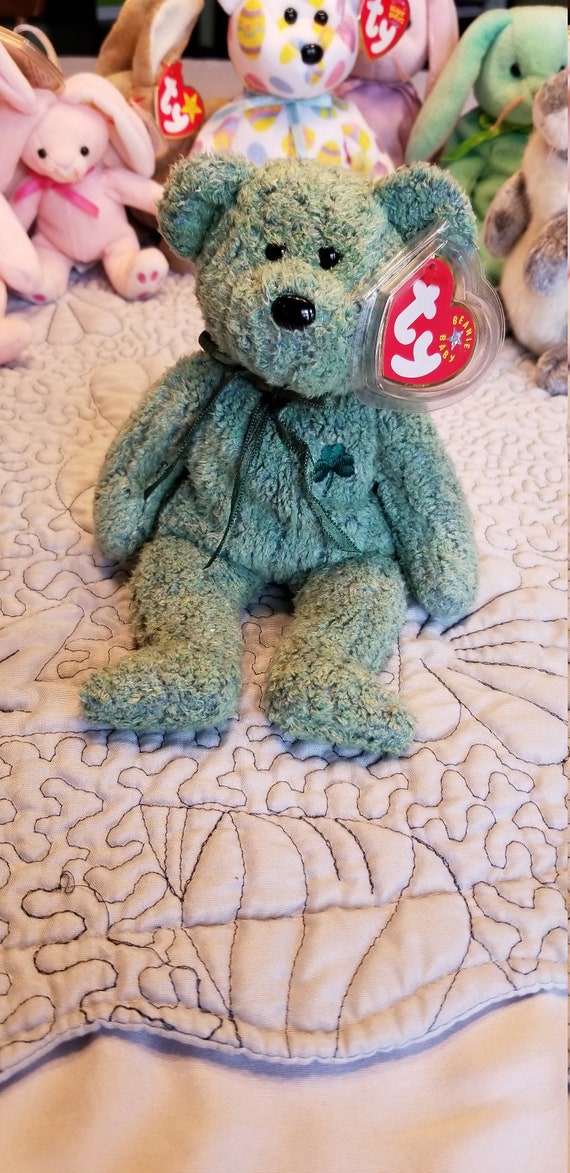 shamrock beanie baby