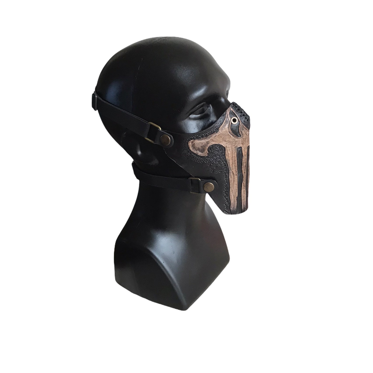 Skull Face Mask Motorcycle Mask Custom Leather Mask Etsy Canada