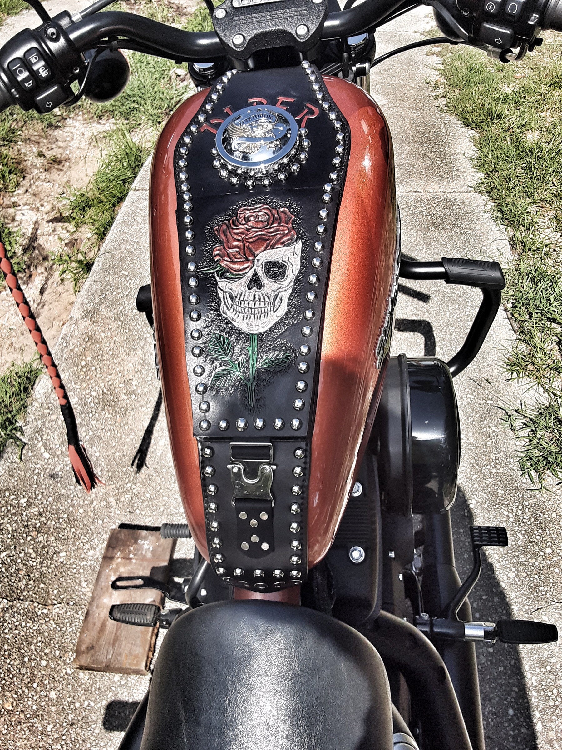 Harley Davidson Gas Tank Bib Custom 