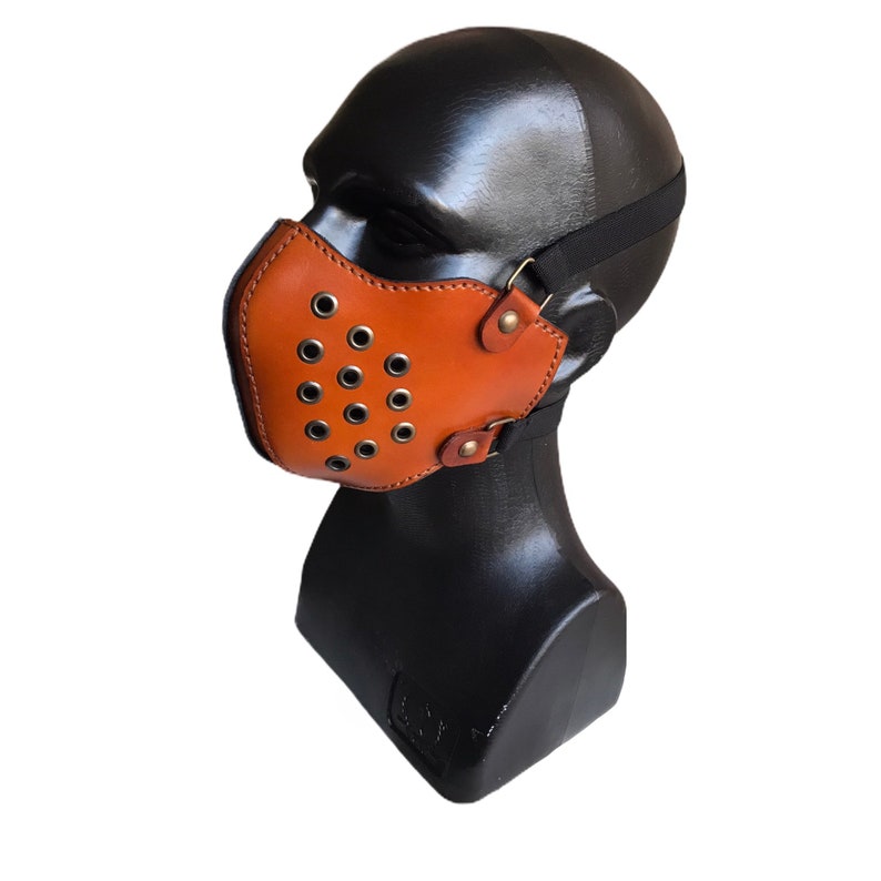 Motorcycle Leather Mask Protective Mask Custom Mask Etsy