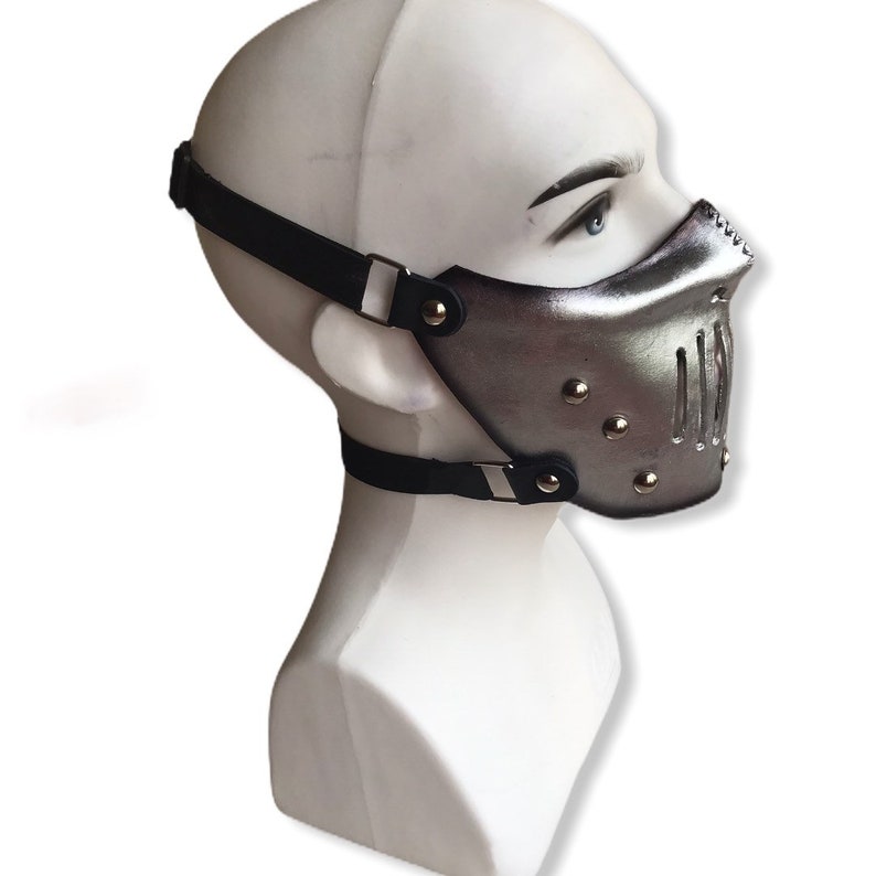 Hannibal Mask BDSM Mask Leather Mask Muzzle Mask Etsy