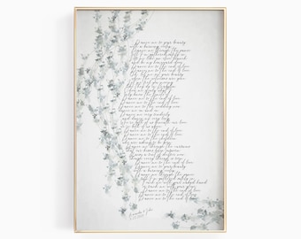 Wedding song print  | Anniversary gift  | Custom song lyrics wall art | Anniversary gift for wife | Personalized gifts for couple | Frame