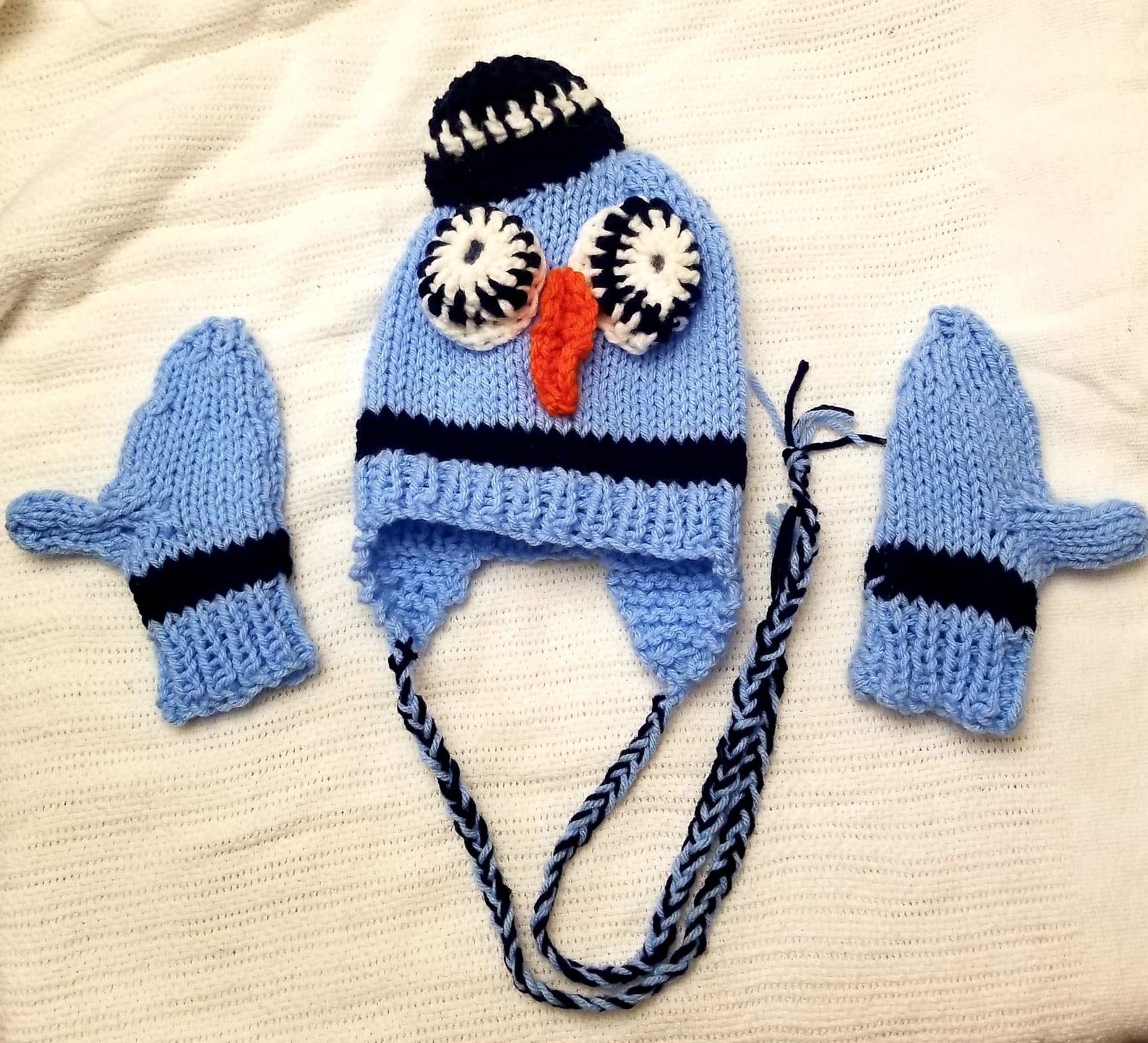 Child's Hat and Mittens Etsy