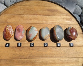 Polychrome Jasper polished stone