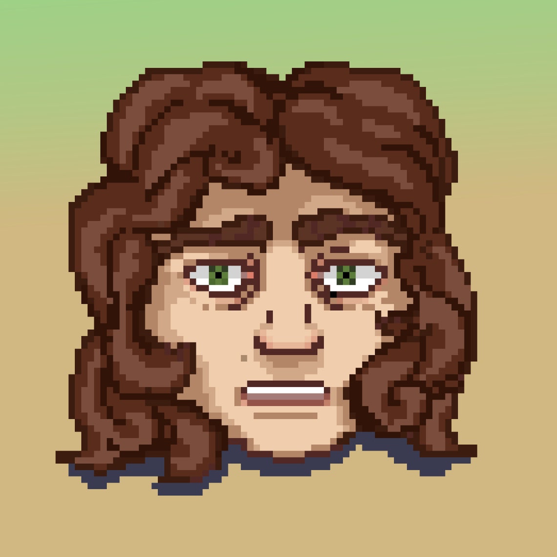 Pixel Art Portrait Profile Icon in Normal or Synthwave Style - Etsy Canada