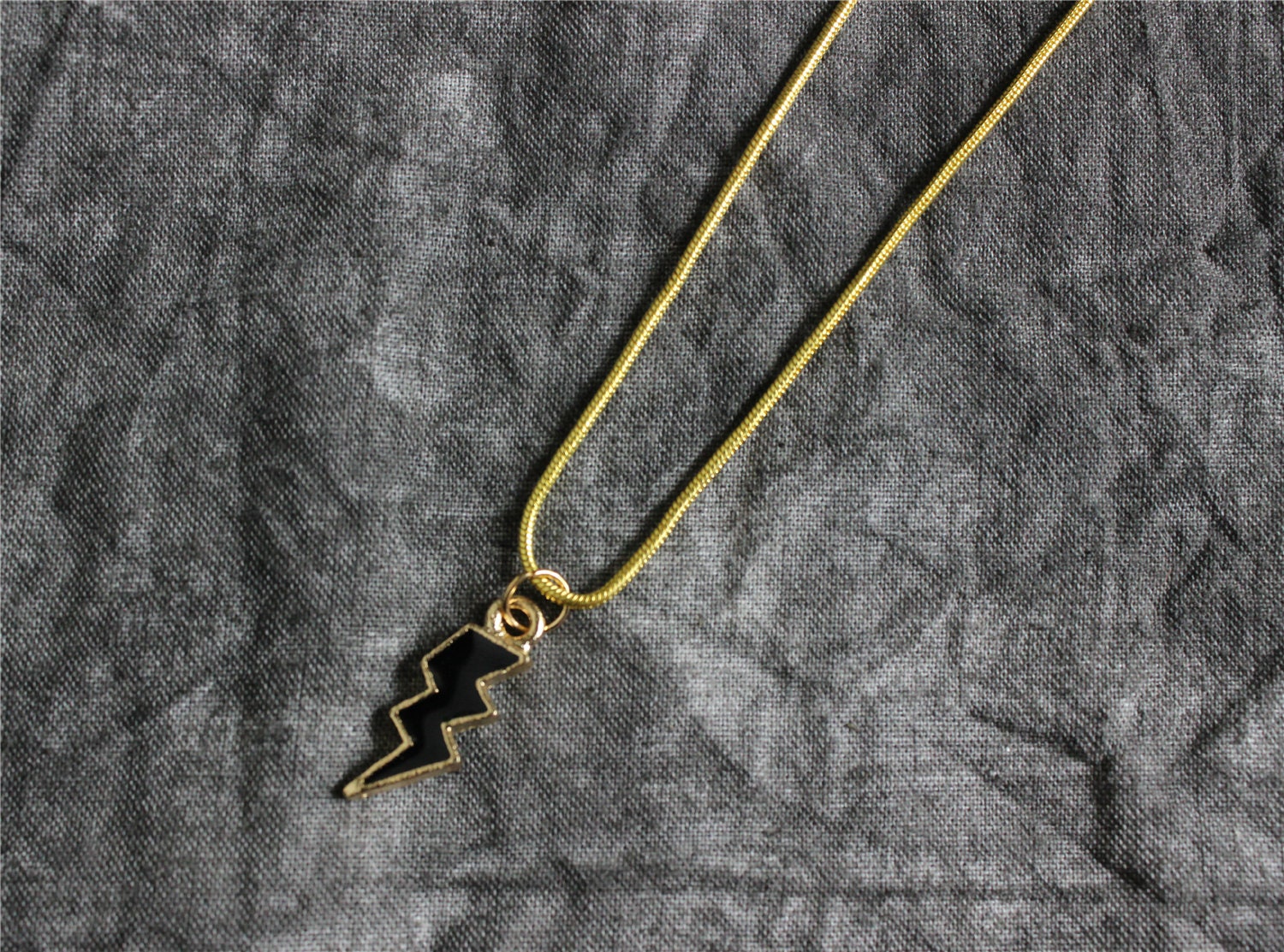 Lightning Bolt Necklace Women Lightning Necklace Lightning Etsy 日本