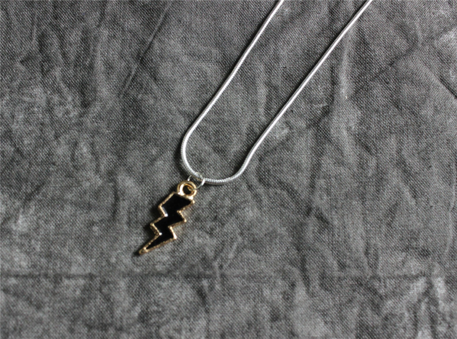 Lightning Bolt Necklace Women Lightning Necklace Lightning Etsy 日本