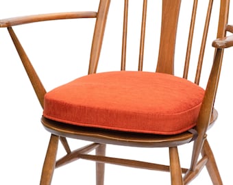 Coussins d'assise dans une palette de couleurs orange (NOUVEAUTÉS) pour chaises de salle à manger Ercol Windsor