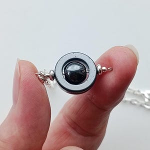 Fidget Spinner necklace gemstones discreet jewelry unisex Everyday Calming Relaxing thoughtful gift