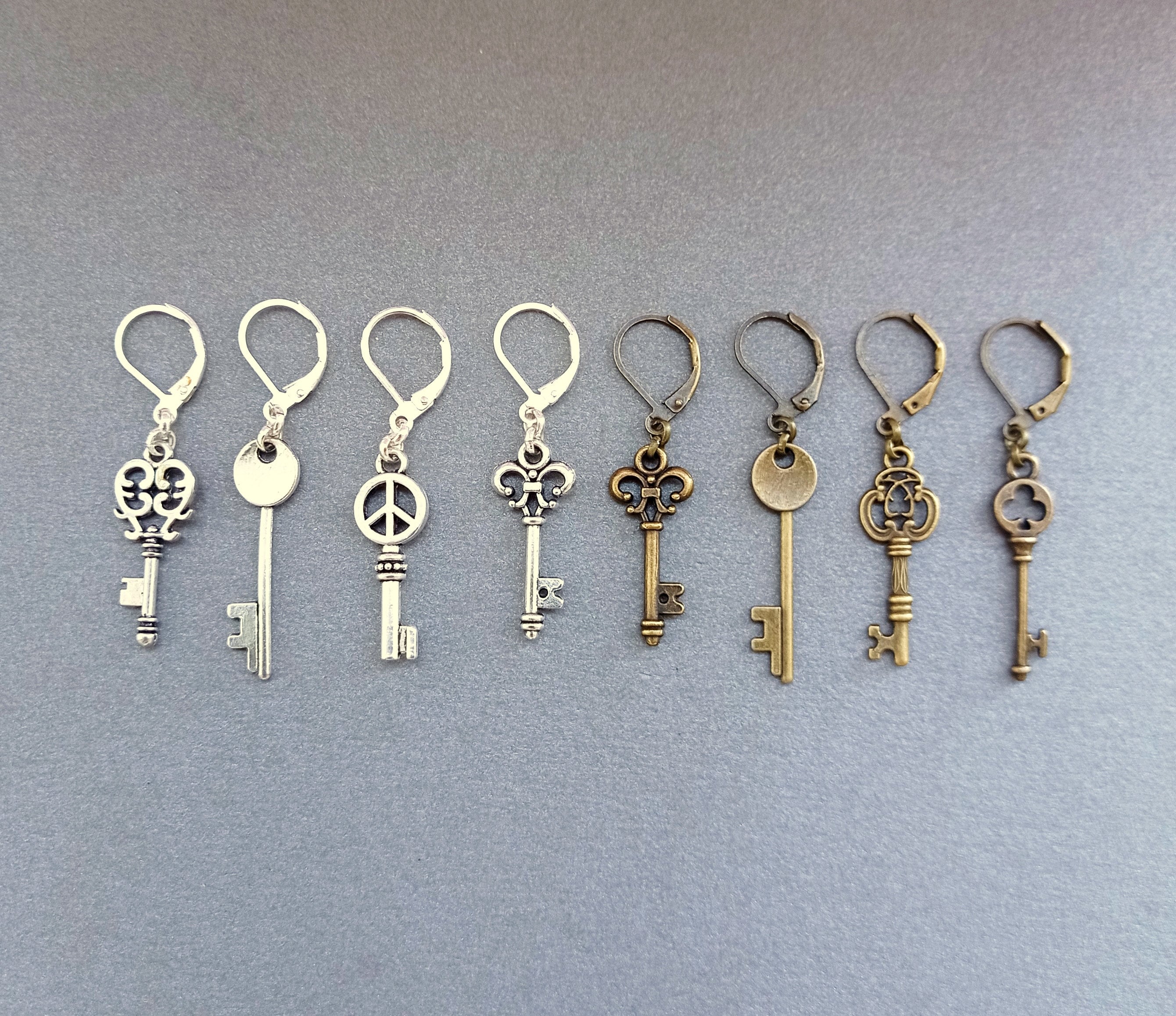 Key earrings deals