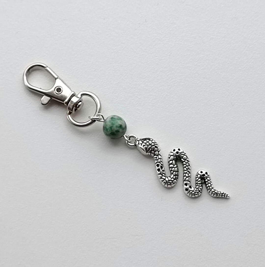 Snake Key Pin Keyring With Snake for Keys or Pendant on a Bag, on a Wallet - Etsy