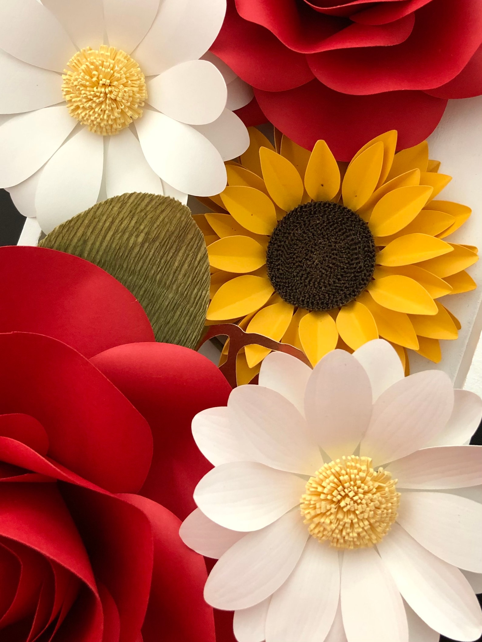 Daisy Paper Flower Template Paper Flower for DIY projects Etsy
