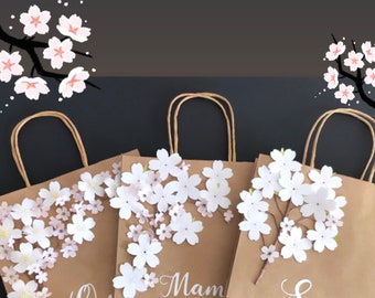 Cherry Blossom Paper Flower Template - DIY (svg, png, pdf)