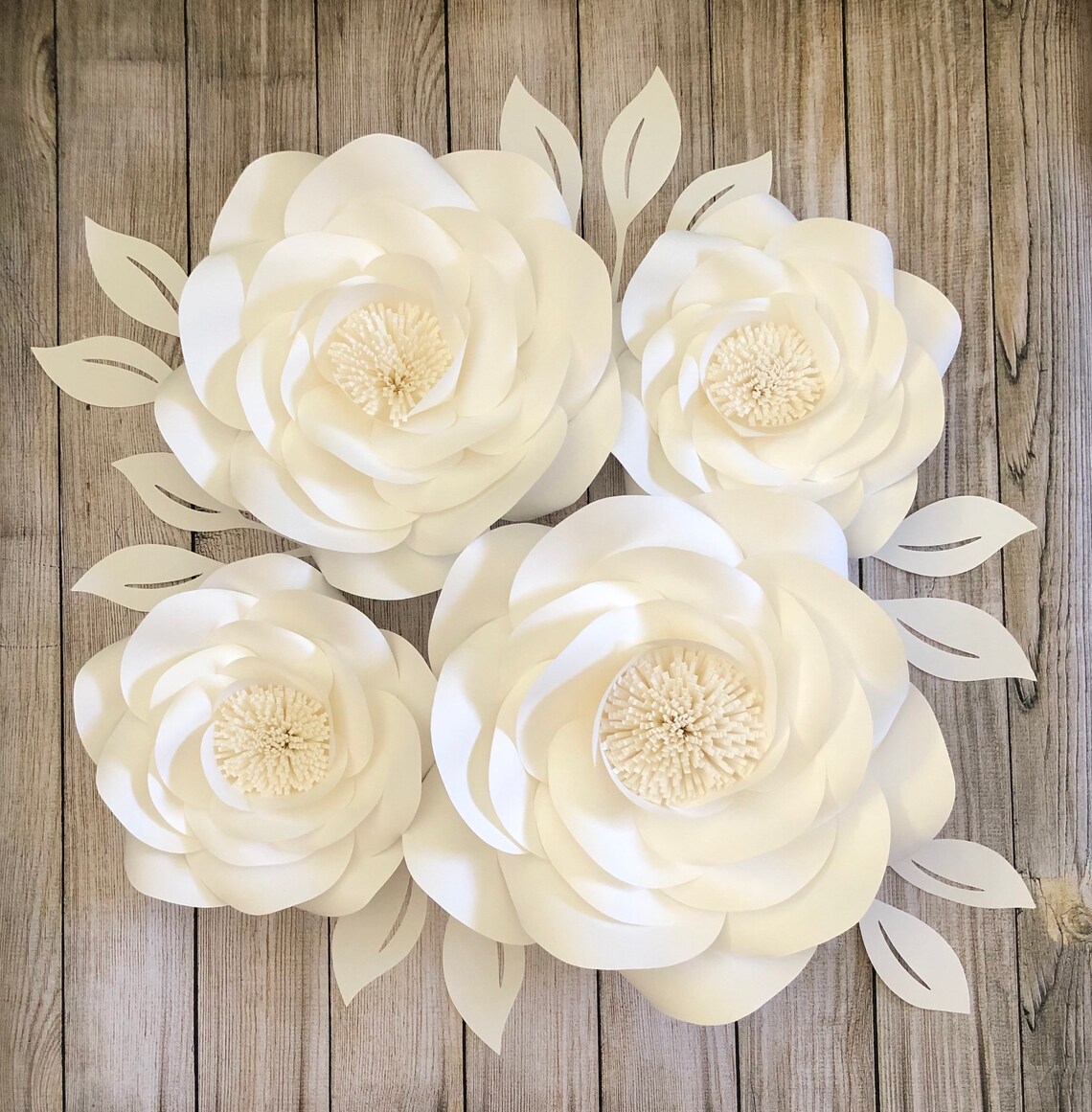 Paper Flowers Template Large Paper Flowers Wedding Home Etsy Paper Flowers Template Large Paper Flowers Wedding Home Etsy