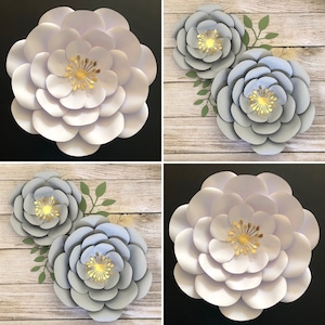 DIY Paper Flower Template: SVG/PNG Files, Re-sizable