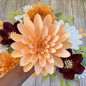 SVG Paper Flower Template: Mini Flower Cut File (Digital Download)
