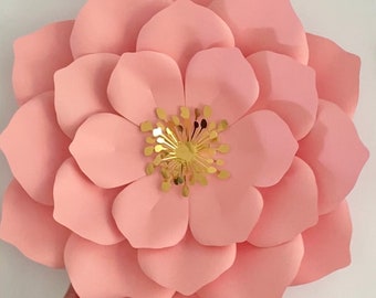 Giant Paper Flower Template: DIY Wedding Wall Decor (PDF)