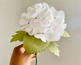 Modello di viburno a palla di neve di carta: fiore fai da te in formato SVG, PNG per Cricut e Silhouette (download digitale)