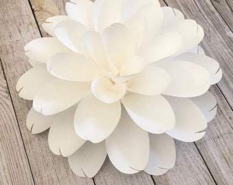 DIY Paper Flower Template: Printable Trace & Cut Files (PDF)