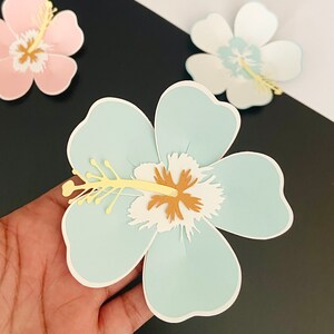 Hibiscus Paper Flower Template: SVG Cut File for Cricut, Silhouette ...