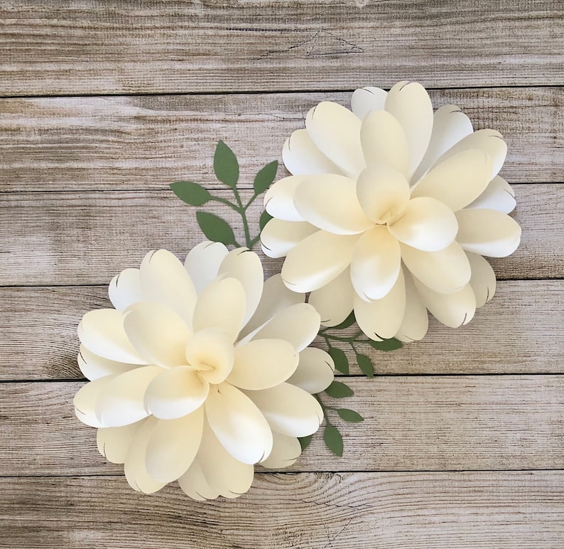 Paper Flowers Template DIY Paper Flowers for Event Décor Etsy