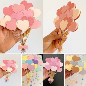 Heart Balloons SVG Cut File: Party & Nursery Decor (Digital Download)