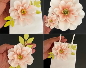 Mini Paper Flower Template: DIY Party Decor SVG Cut File (Digital Download)