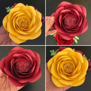 Large Paper Flower Template: DIY Wedding & Nursery Decor (SVG, PNG)